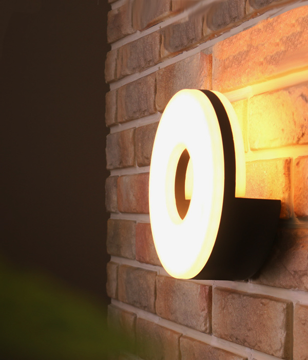 쿨스 외부 벽등, 야외조명, 외벽등 (LED 20W 일체형 그레이)